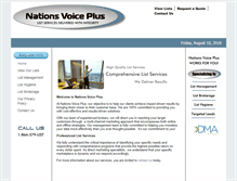 Tablet Screenshot of nationsvoiceplus.com